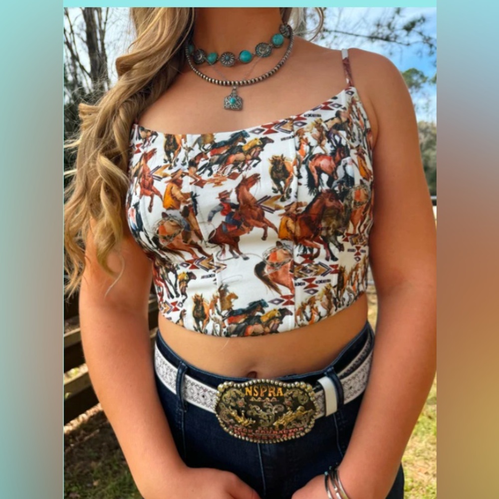 Buckaroo Corset Western Top